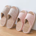 Open Toe Slippers Summer Breathable Thick Bamboo Sole Slippers Supplier